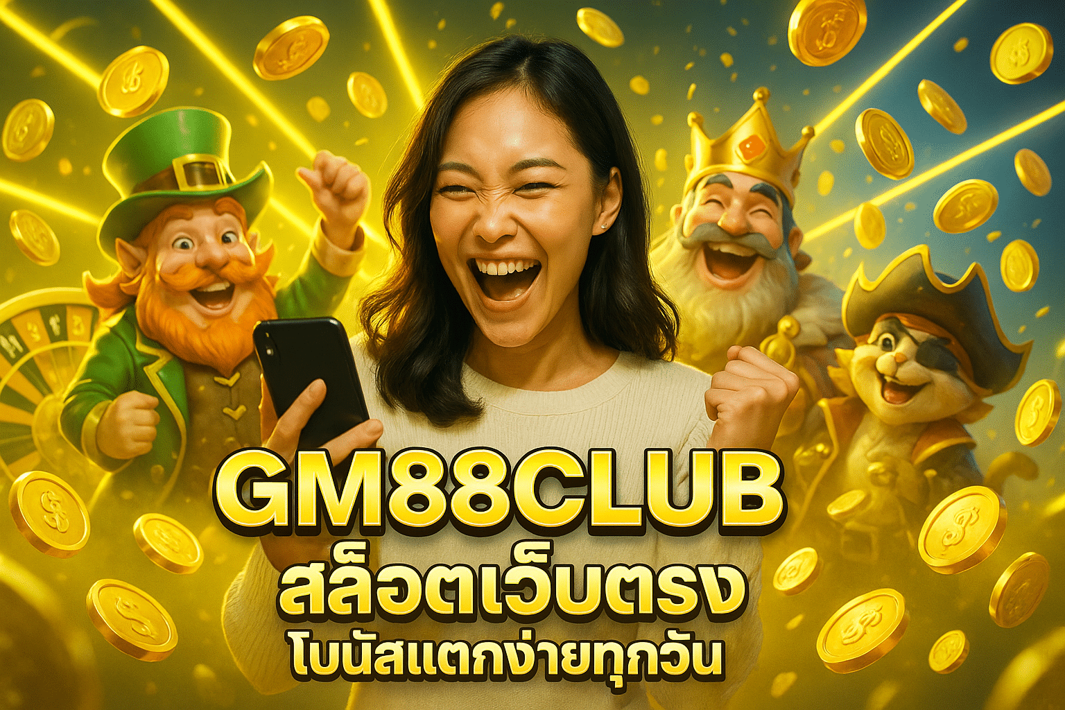 GM88CLUB สล็อตเว็บตรง โบนัสแตกง่ายทุกวัน