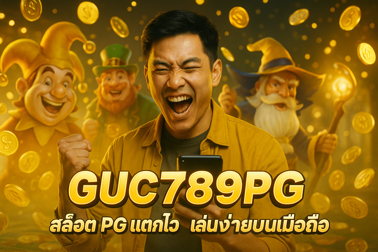 GUC789PG สล็อต PG แตกไว เล่นง่ายบนมือถือ
